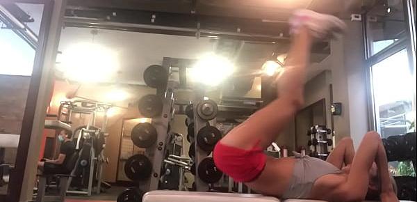  Gina Gerson working out sexy